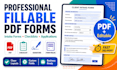 create a fillable, interactive and customized PDF form