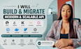 build migrate deno prisma kysely typeorm  graph trpc docker sqlite modern API