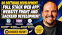 do software development full stack web app website front and backend development