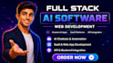 build ai full stack website, backend and frontend