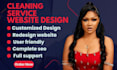 design cleaning service website, office cleaning, booking koala website