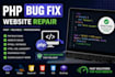 fix PHP bugs and website issues