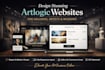 design stunning artlogic website for galleries, artists and museums