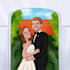 create a romantic cartoon portrait for couples