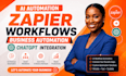 ai automation zapier workflows business automation chatgpt integration