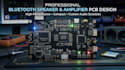 design portable bluetooth speaker and audio amplifier pcb