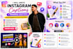write engaging instagram captions and research trending hashtags