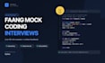 conduct a faang style mock coding interview with detailed feedback