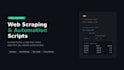 build a python web scraping automation script
