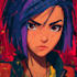 make anime character art