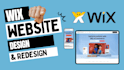 build wix website design and redesign wix website