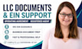 prepare llc documents ein and operating agreement