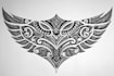 design a polynesian maori tribal tattoo