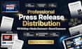do professional press distribution, PR press release writing