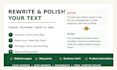 rewrite your text for clarity flow and readability