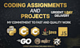 coding assignments and semester project cpp, opp, and dsa