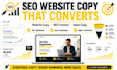 write SEO website copy that converts visitors into customers