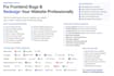 fix frontend bugs and redesign your website professionally