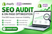 do woocommerce, shopify SEO audit and on page fixes
