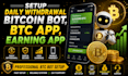 setup daily withdrawal bitcoin bot, btc app on your device