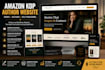 design an amazon KDP author, book and self publishing website