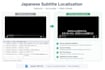 create natural japanese subtitles and localization