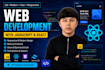 create web sites by using HTML, CSS, js, react