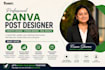 create professional canva posts for your brand