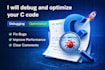 debug and optimize your c code