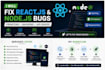 fix react js bugs and node js API issues