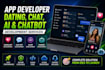 do dating app, chat app, ai mobile app and chatbot development as app developer