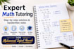 provide expert mathematics tutoring, handwritten notes,