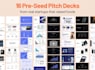 design startup seed funding pitch deck presentation