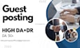 write and publish guest posts