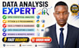 do statistical data analysis,spss, python, r, stata, excel,matlab,google sheets