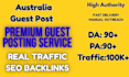 publish australia guest post and high authority contextual backlinks