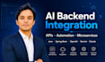 build ai powered backend systems and apis