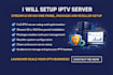 do xui one streaming service server full setup with full integration