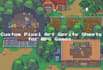 create pixel art tileset sprite sheets rpg characters and game assets