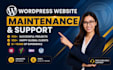 provide monthly wordpress website maintenance and support