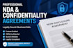 draft professional nda and confidentiality agreements