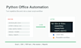 create python scripts to automate office tasks