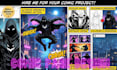 do comic book, graphic novel, sci fi, superhero comic strip as your comic artist