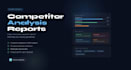 do competitor research and analysis for your start up