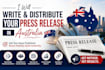 write and distribute your press release in australia