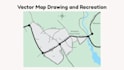 do vector map design, map redrawing, and map outline drawing