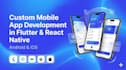 be your expert react native mobile app development for ios and android
