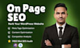 do complete on page SEO optimization for wordpress website
