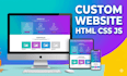 build a responsive website using HTML, CSS and javascript