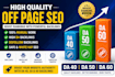 do off page SEO to increase da 40 da 50 da 60